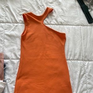 Nasty Gal Orange BodyCon Dress